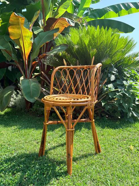 Rattan chair "Suzanne"