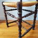 Pair of old turned wood chairs