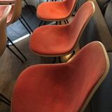 Series of 8 chairs DSS Charles Eames for Herman Miller, 1970