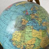 Luminous terrestrial globe Tarride Audoux and Minet