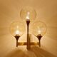 Large vintage glass sconce from Sciolari