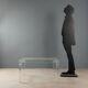 Table basse en plexiglas