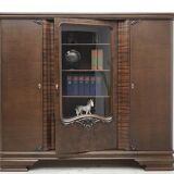 Old bookcase from the 1930s. After professional renovation.