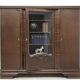 Old bookcase from the 1930s. After professional renovation.