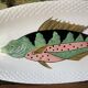 Large Gien fish dish, Halong Bay model