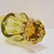 Vintage metallurgical glass vase designed by Josef Hospodka for Chribska, 1960s