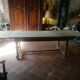 Oak farmhouse table with extensions