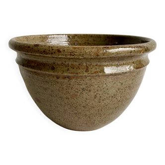 Stoneware salad bowl F. Baudat 1960s