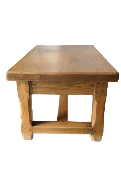 Solid oak table country 50s