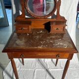 Dressing table with mirror