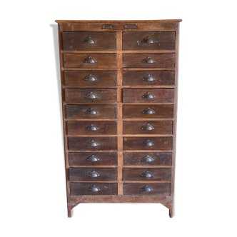 Antique teak drawer cabinet