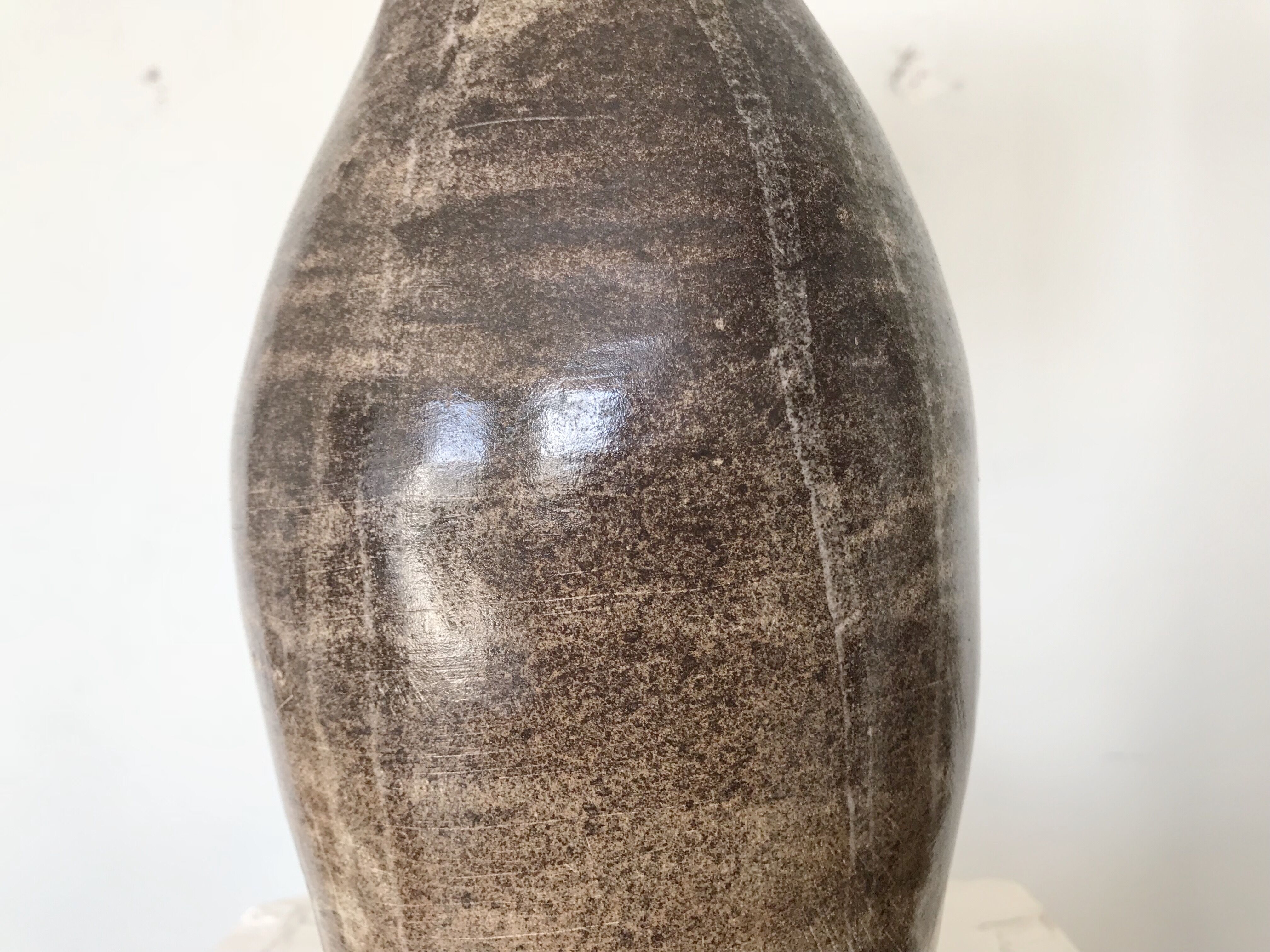 Table lamp ceramic, stoneware, of 1960