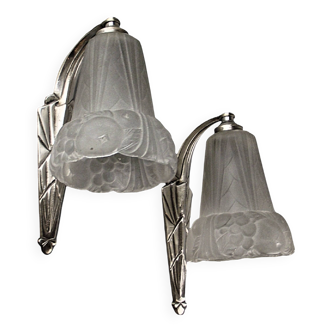Pair of Art Deco wall sconces