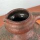 Carafe vase by German studio pottery, brutalist vintage by Gerhard Liebenthron, 1974.
