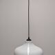 Suspension water drop in white opaline, France around 1970.
