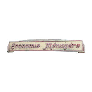 Enseigne en bois du magasin