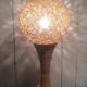 Grande lampe en rotin