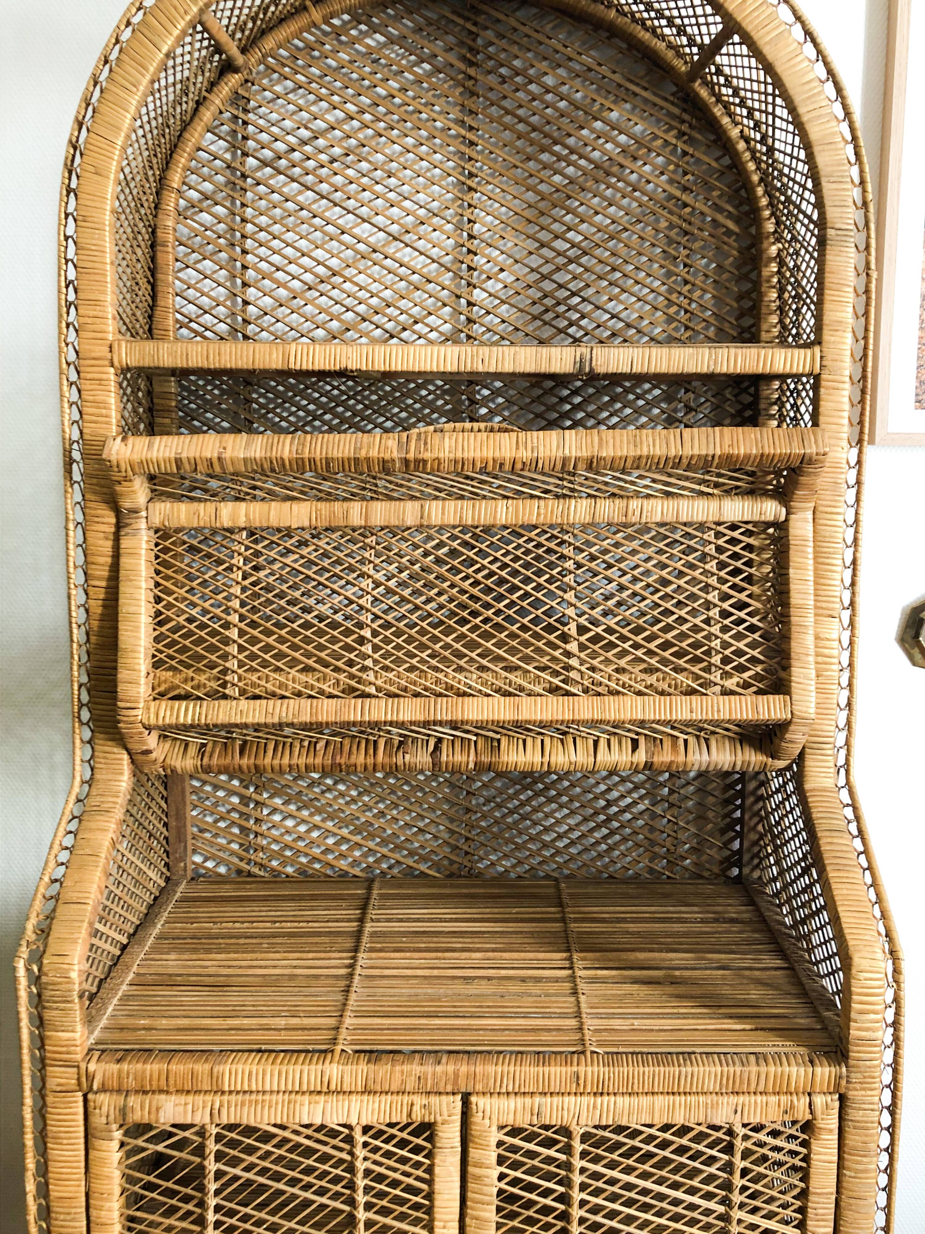 Sublime wicker shelf