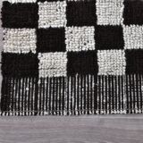 2x10 Checkered Moroccan Runner Rug 70x302Cm SK 242433