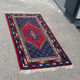 Handwoven wool oriental rug – 220 × 100 cm