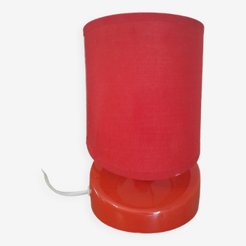 Lampe a poser vintage rouge matias