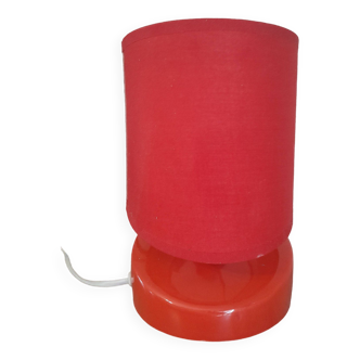 Vintage red table lamp matias