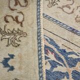 4x7 Navy Blue & Beige Persian Rug 135x204Cm SK 21639