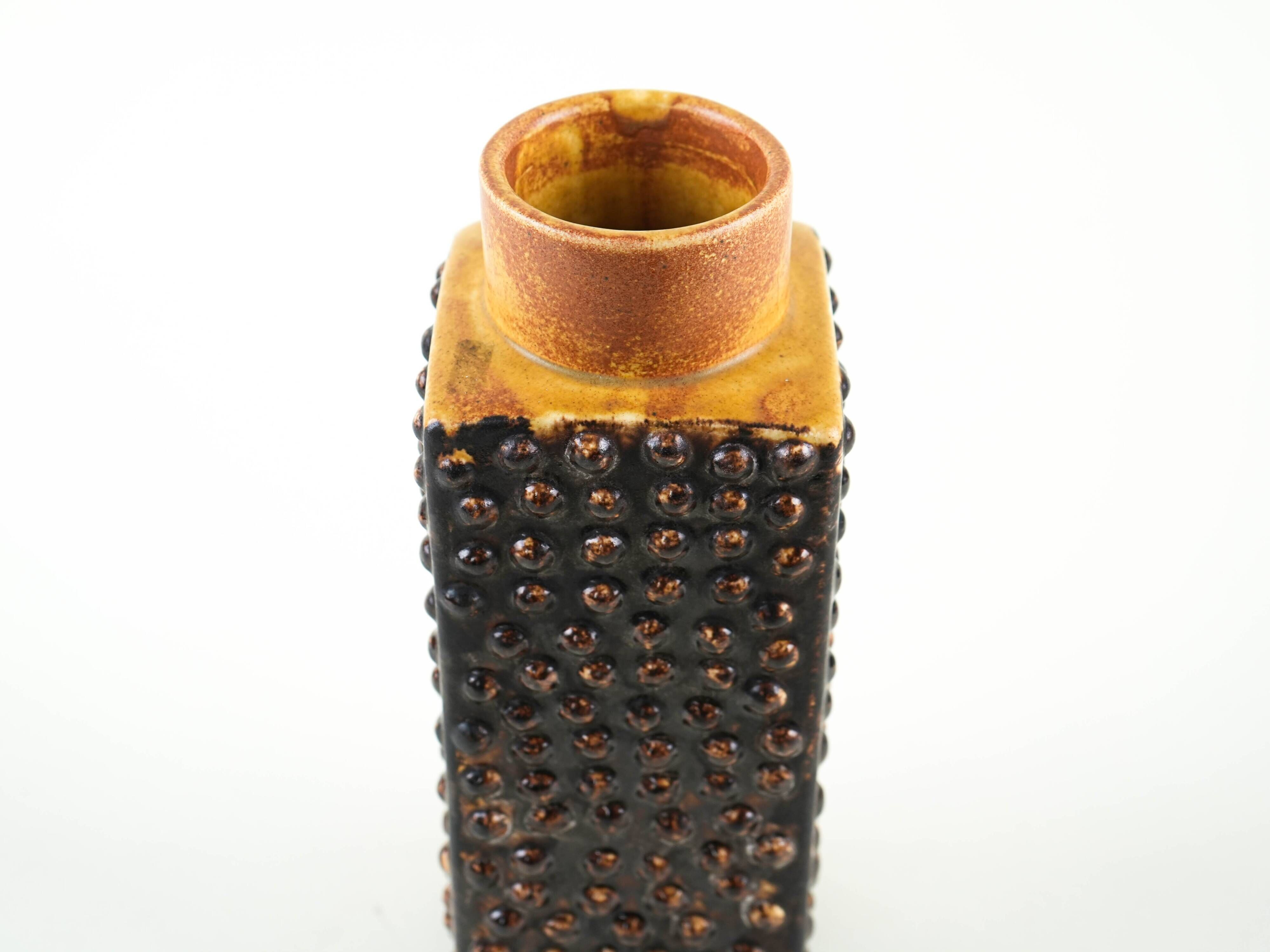 Ceramic vase, West Germany, 1970s, manufactured by P.M. Keramik