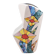 Ceramar vase, artistic ceramic, colourful mosaic pattern.