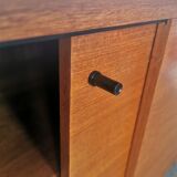 Buffet sliding teak doors by Gunther Renkel for Rego
