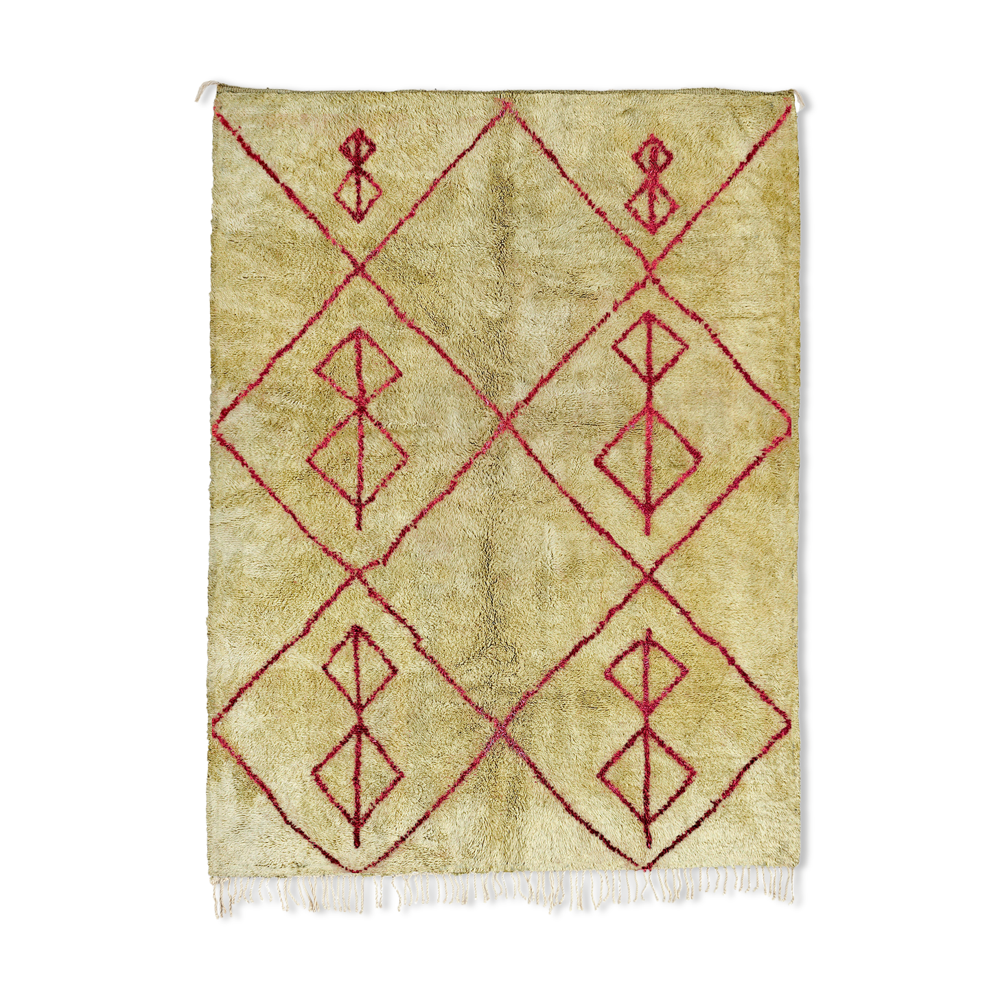 Modern Moroccan carpet green contemporary art 300x370cm