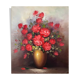 Tableau HST "Bouquet of roses in a vase" signed Amado (20th century)