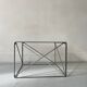 Smoked glass and chrome designer coffee table by Max Sauze, Isocèle collection, 1970