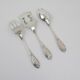 Chiseled Hors D'oeuvre Service In Swiss Silver Metal