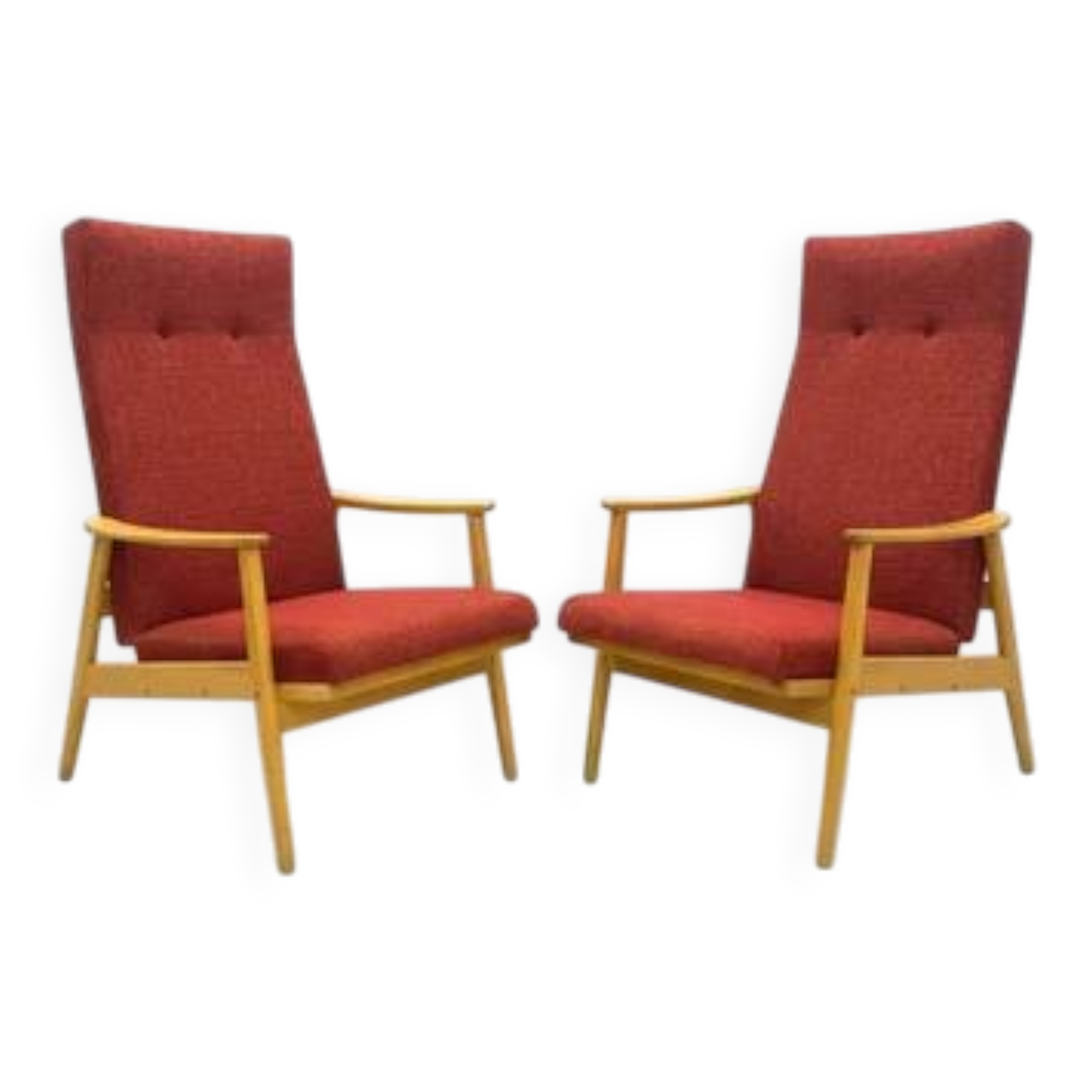 Fauteuils rétro, TON, Tchécoslovaquie, années 1960