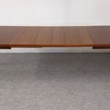 Oval extendable teak table by Nils Jonsson for Troeds 50s/60s