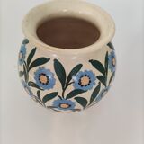 Ceramic vase ball signed elchinger