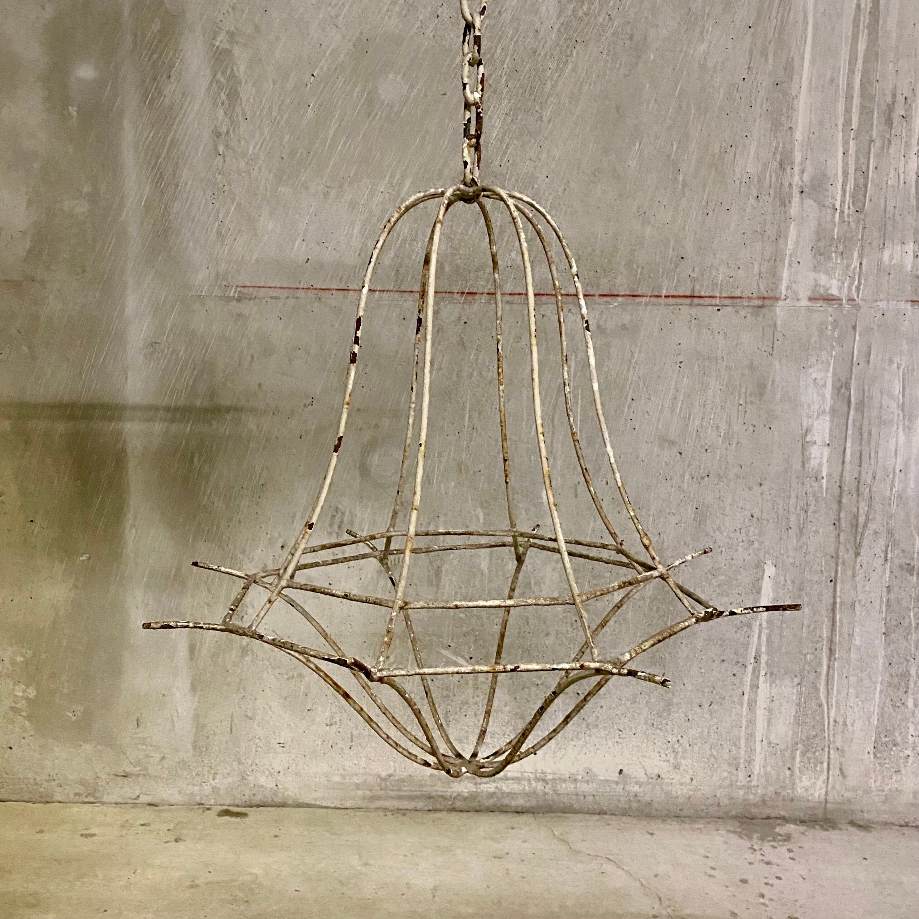 Wrought iron chandelier