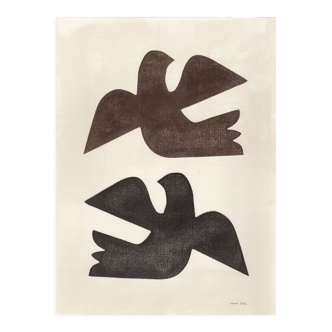 Art poster 30x40cm painting M774 signed Eawy