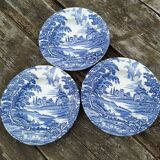 Set of 3 hollow plates Lunéville