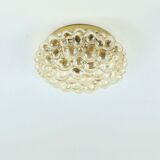 Large Mid Century Bubble Glass Ceiling Light By H. Tynell for Limburg 1960s