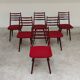 Lot de 6 chaises Jitona Sobeslav , Tchécoslovaquie 1960