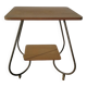 Vintage 50s trolley on wheels in tube and wooden top