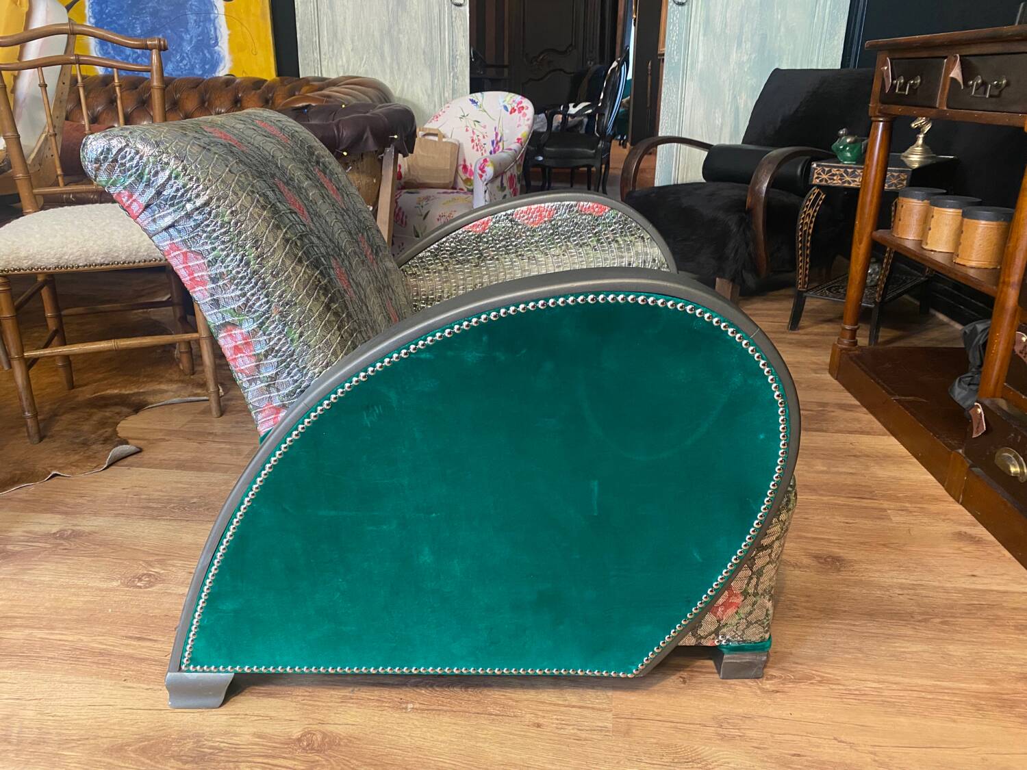 Rare designer armchair