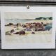 Watercolour by Michel Roubille, Carnac 1978.