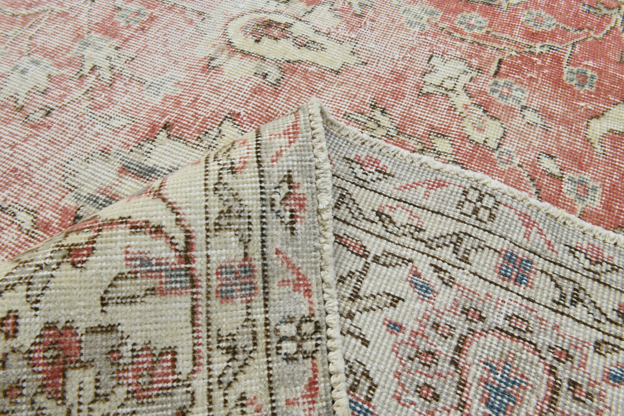 Farmhouse floral vintage area rug 322x219cm