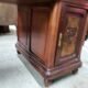Art deco 4-door, 3-drawer, double-sided, 1930s flat desk