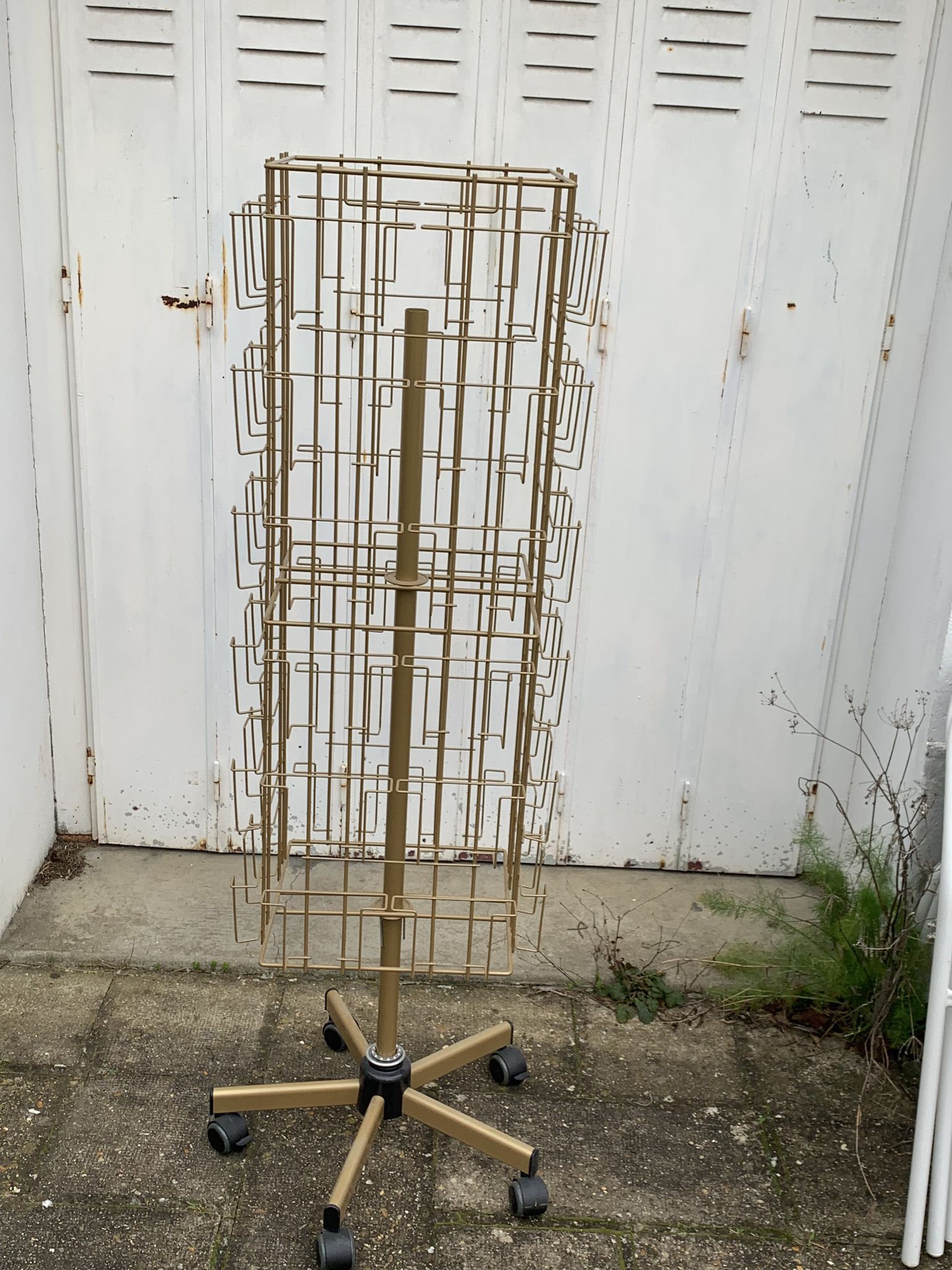 Card holder, gilded metal turnstile photo holder, industrial decoration