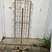 Card holder, gilded metal turnstile photo holder, industrial decoration