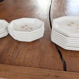 Tiffany table service – 21 pieces – Vintage plates with a floral design